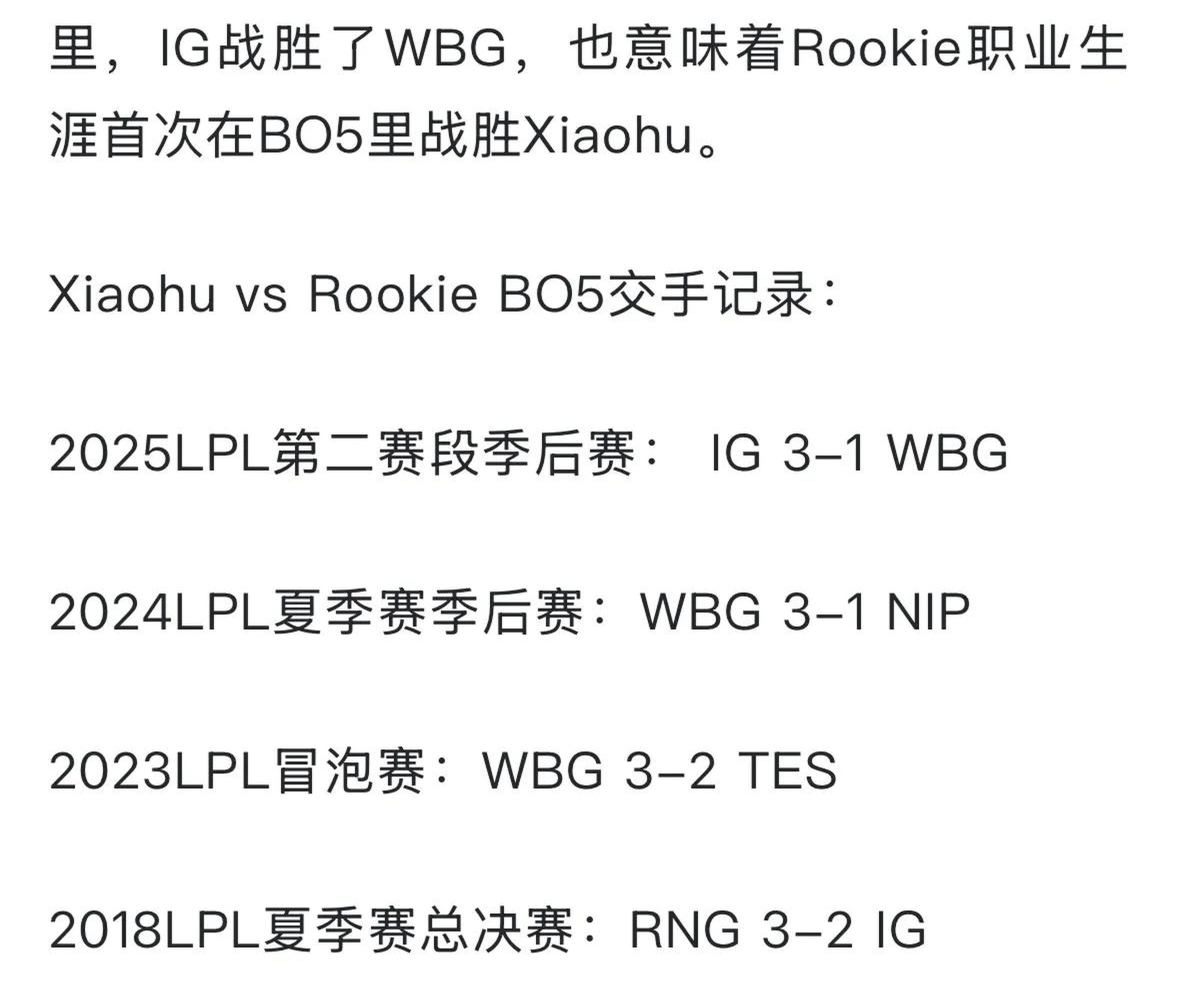 包含Rookie爆冷击败中国队，爆冷震惊全场！的词条